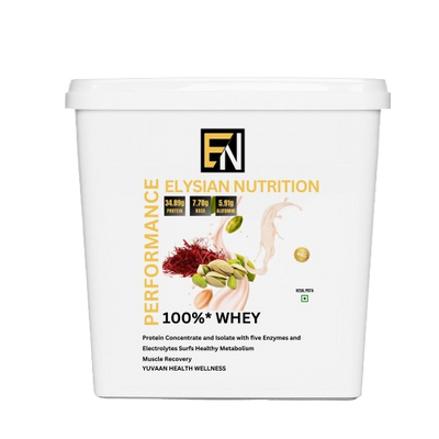Elysian Nutrition 100% Whey Kesar Pista 4 Kg
